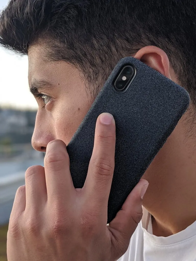 Etui Elegant Cloth Case - iPhone 7 Plus / 8 Plus - Granatowy