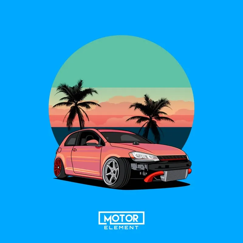 European Cars | Custom Digital Drawing
