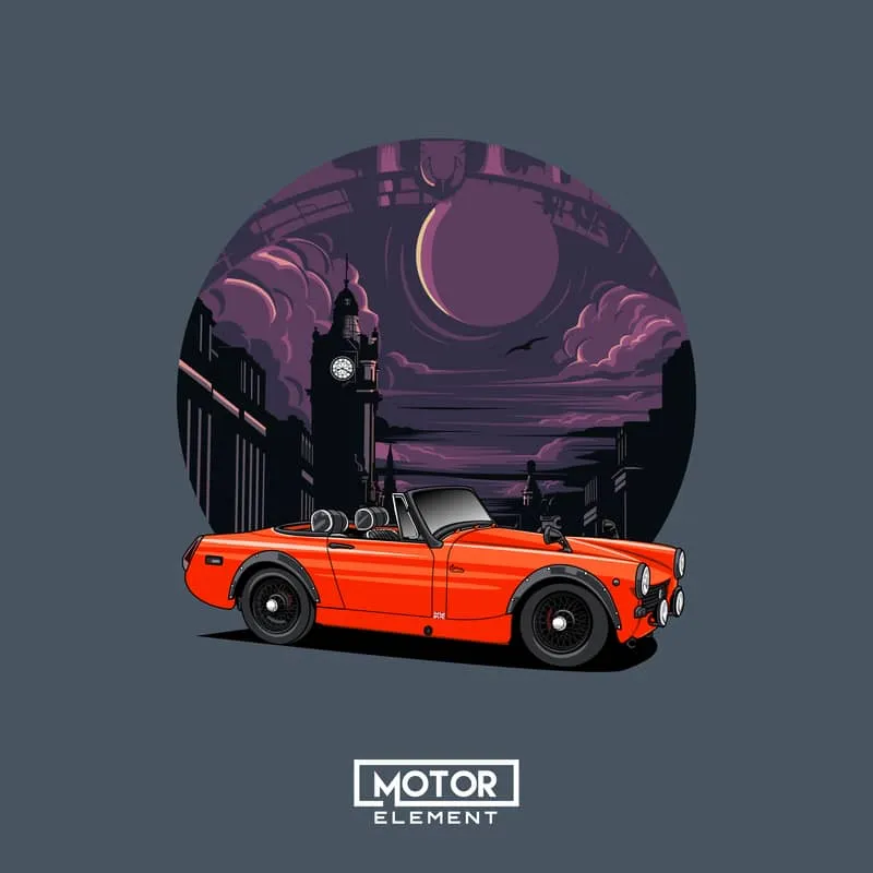 European Cars | Custom Digital Drawing