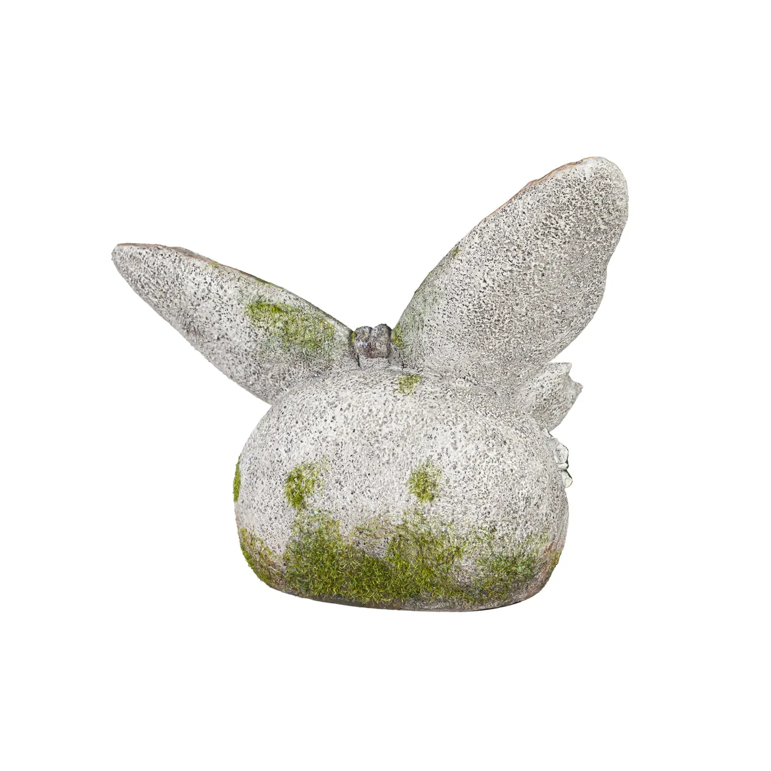 Evergreen Statuary,Faux Moss Butterfly & Dragonfly, Set of 2,4.38x8x6.5 Inches