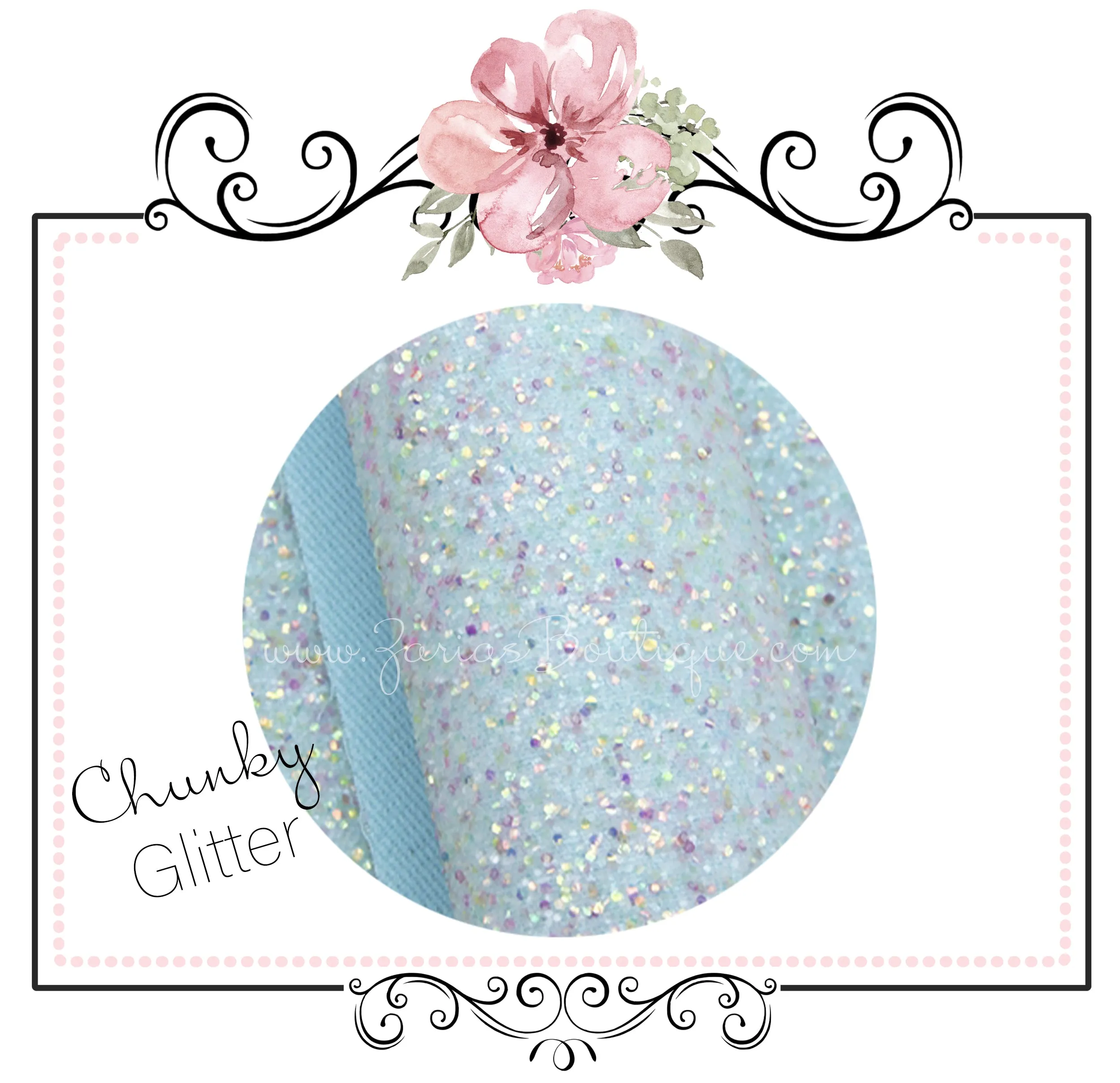 Fairy Dust Pretty In Lemon ~ Glitter Canvas Craft Fabric Sheets