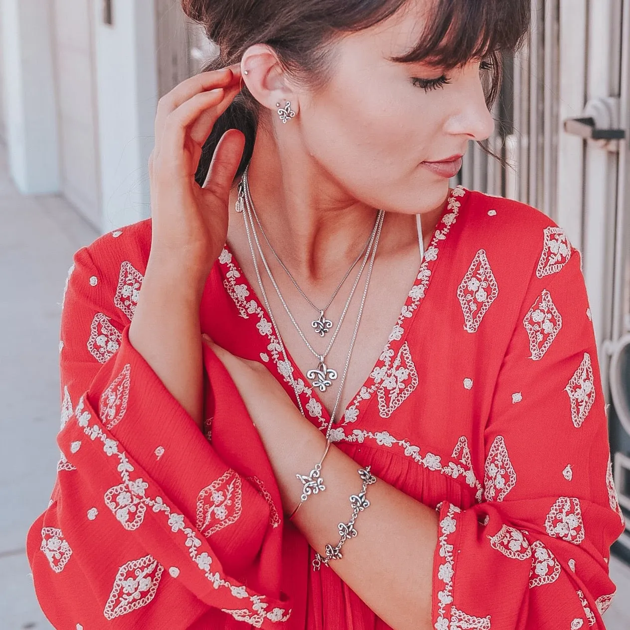 Fleur de Love Knot - Medium