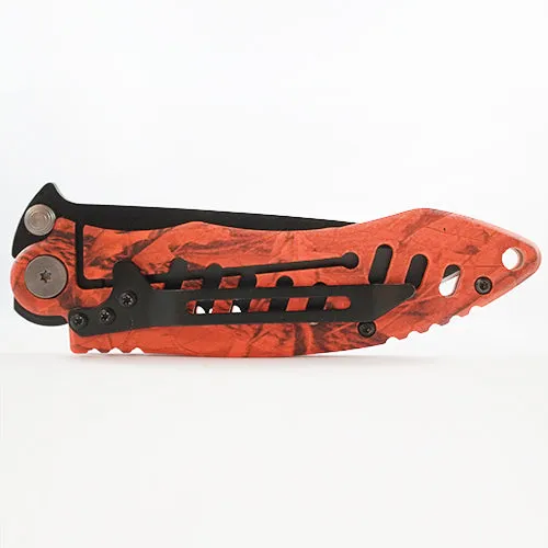 Fällkniv Orange Camo