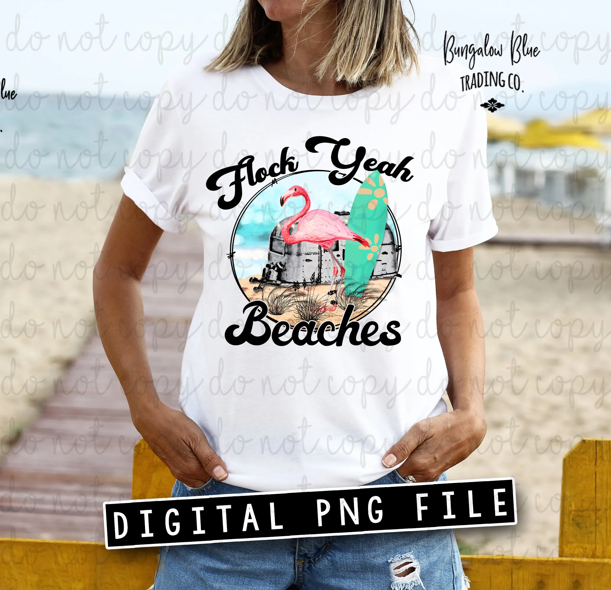 Flock Yeah Flamingo Digital Design Download