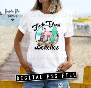 Flock Yeah Sunglasses Flamingo Digital Design Download