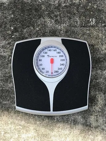 Floor Detecto scale portable - patients up to 340  Lbs - Used