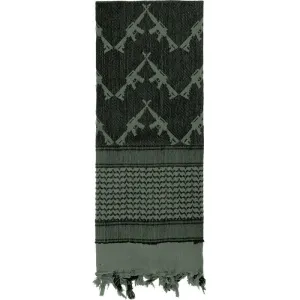 Foliage Green - Crossed Rifles Shemagh Tactical Desert Scarf