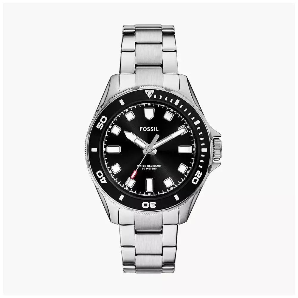 Fossil Dalton Three-Hand Stainless Steel Watch