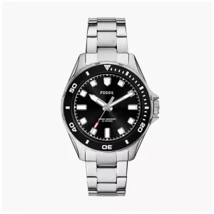 Fossil Dalton Three-Hand Stainless Steel Watch