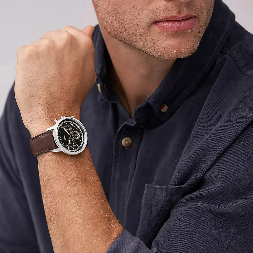 Fossil Neutra Silver Stainless Steel Men's Watch - FS6024