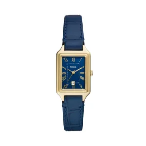 Fossil Raquel Gold Pro-Planet Leather Women's Watch