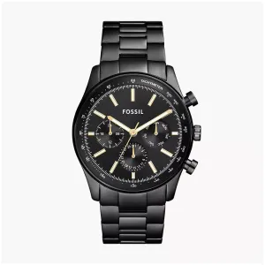 Fossil Sullivan Multifunction Black Stainless Steel Watch