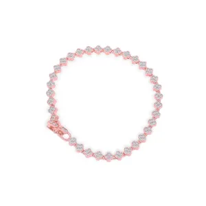 Four-Leaves Clover Buckled Bangle