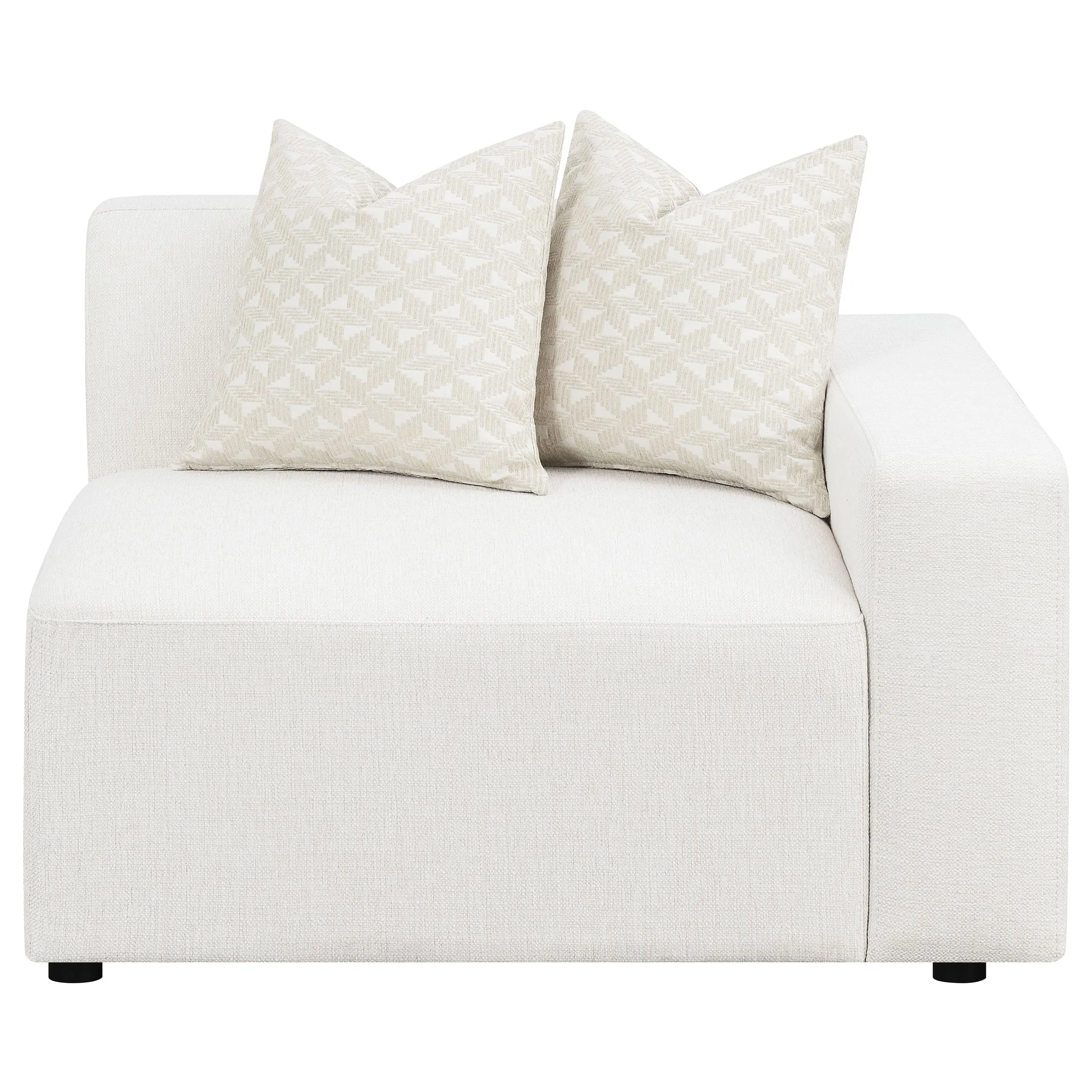 Freddie 7-piece Upholstered Modular Sectional Sofa Pearl
