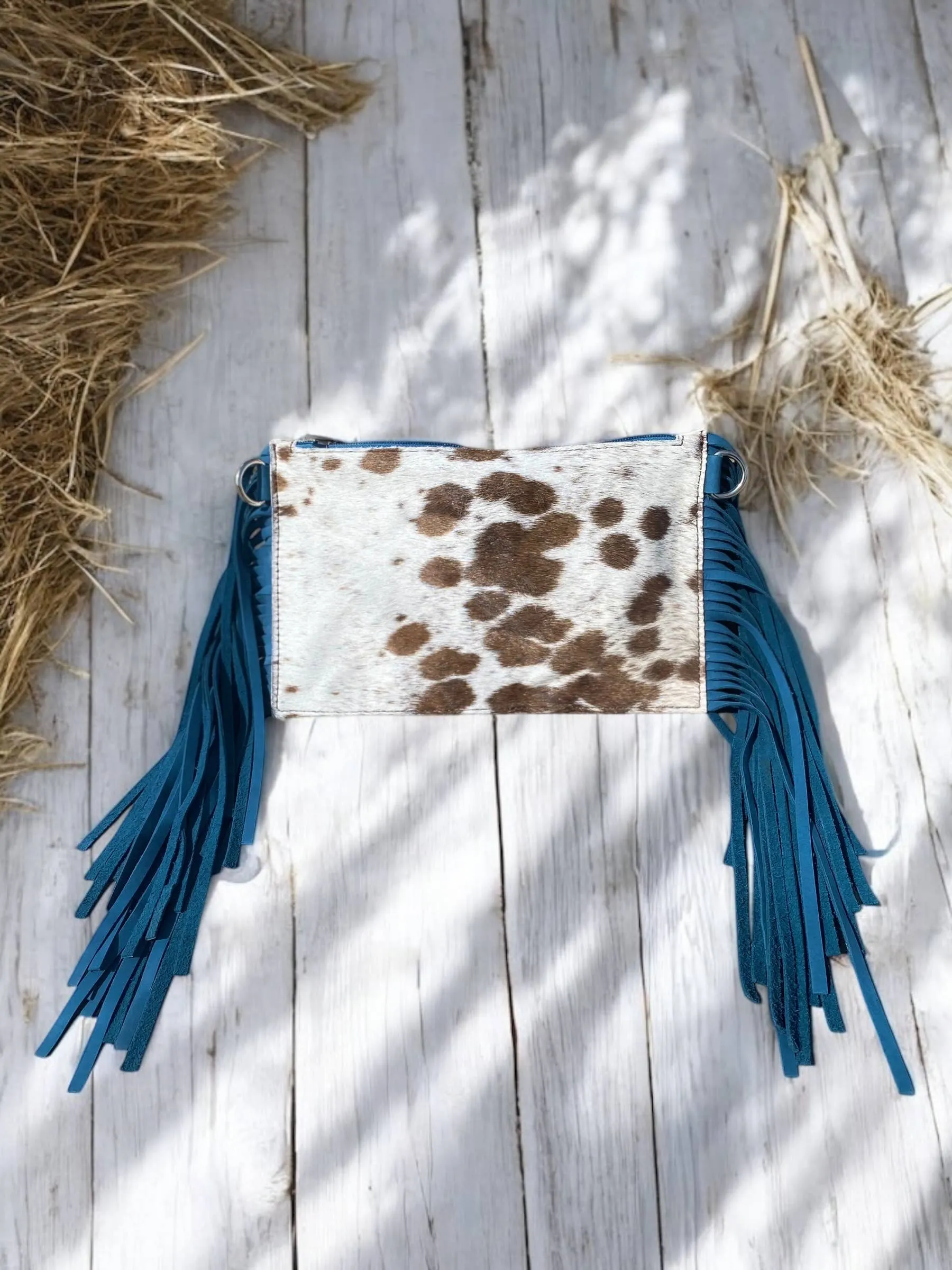 Fringe Cowhide Crossbodies