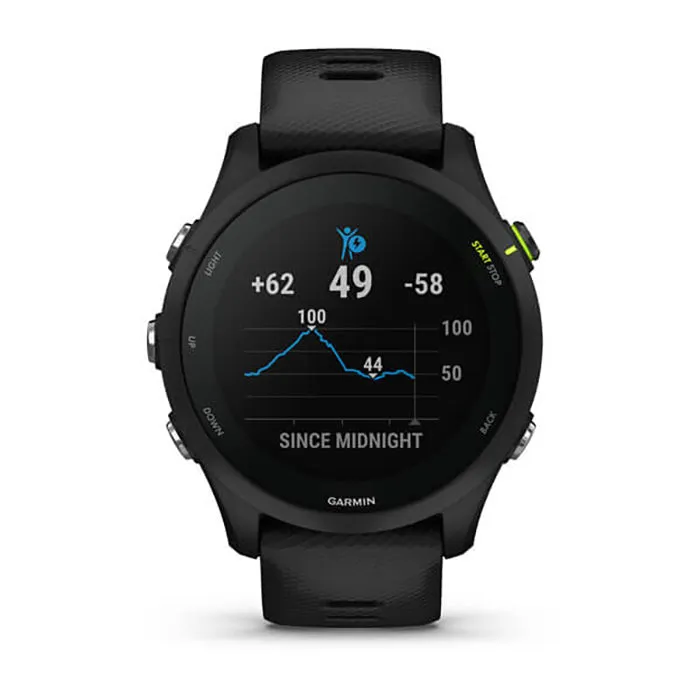 Garmin Forerunner 255 Music Black Full Display Watch - 010-02641-30