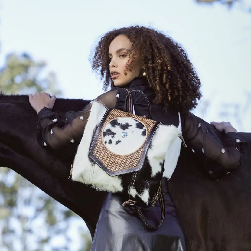 Garnate Canvas & Hair-on Bag & Backpack