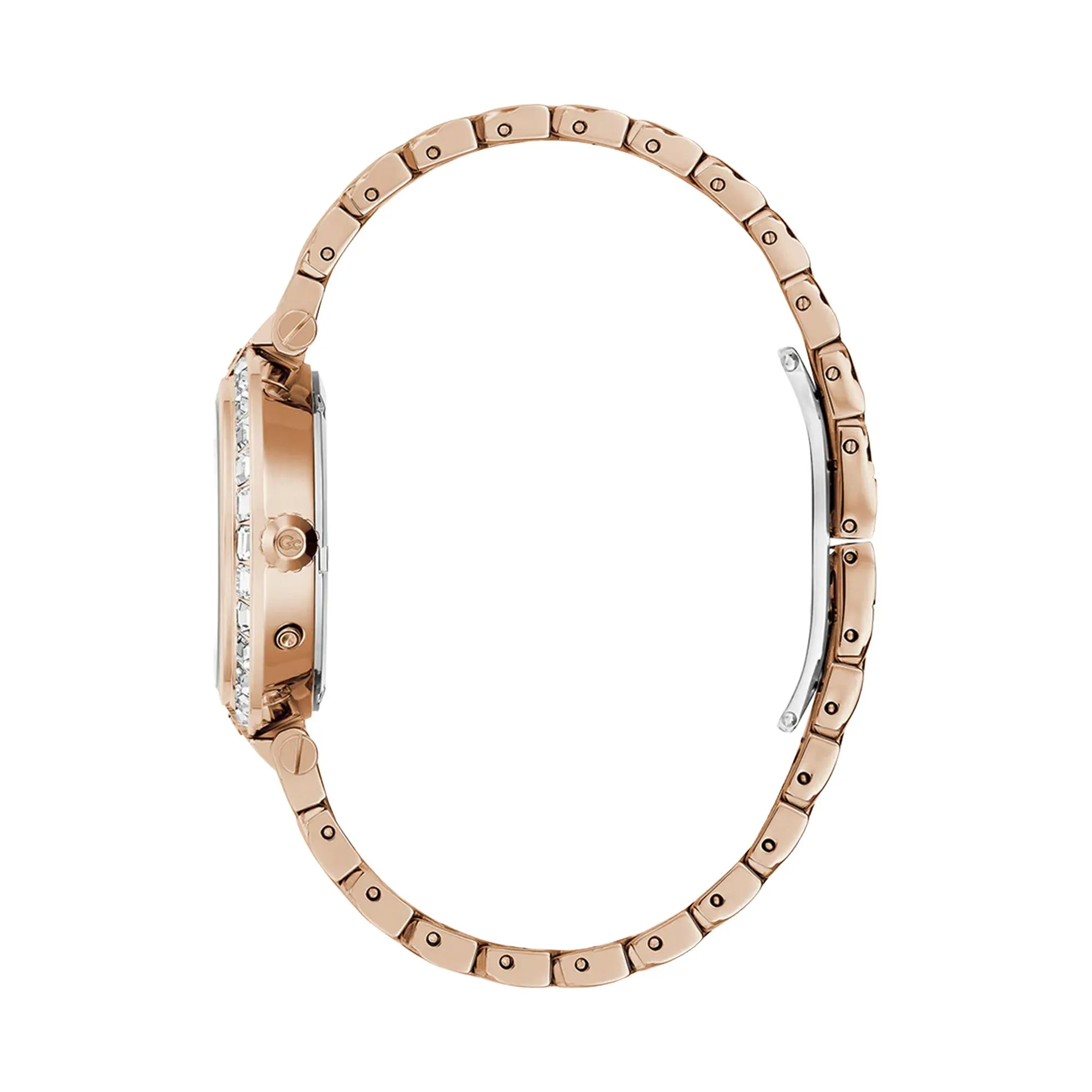 Gc Ladies Watch Rose Gold Tone Case Quartz