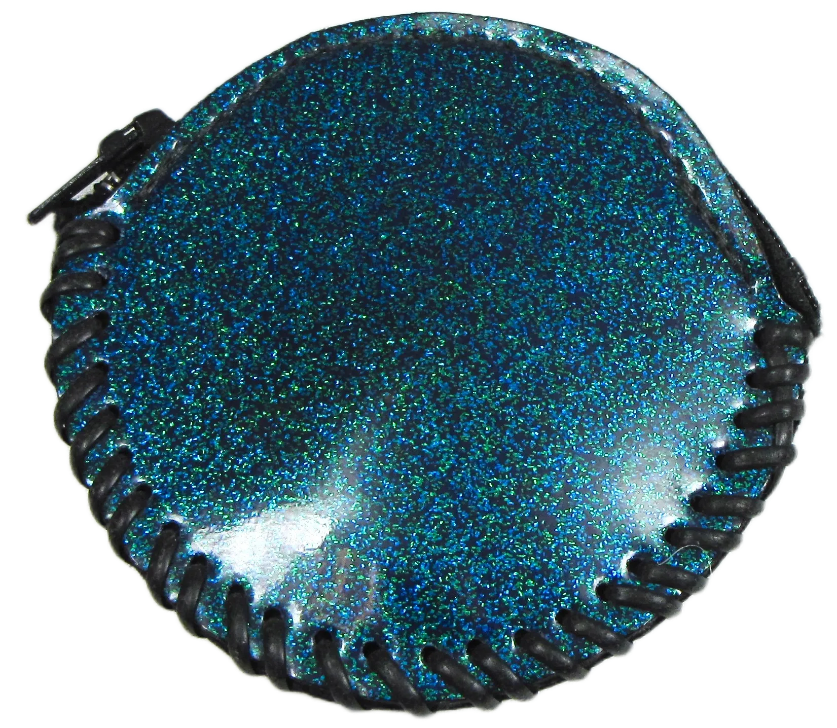 GC03-CA - Round Glitter Coin Purse - Cascade