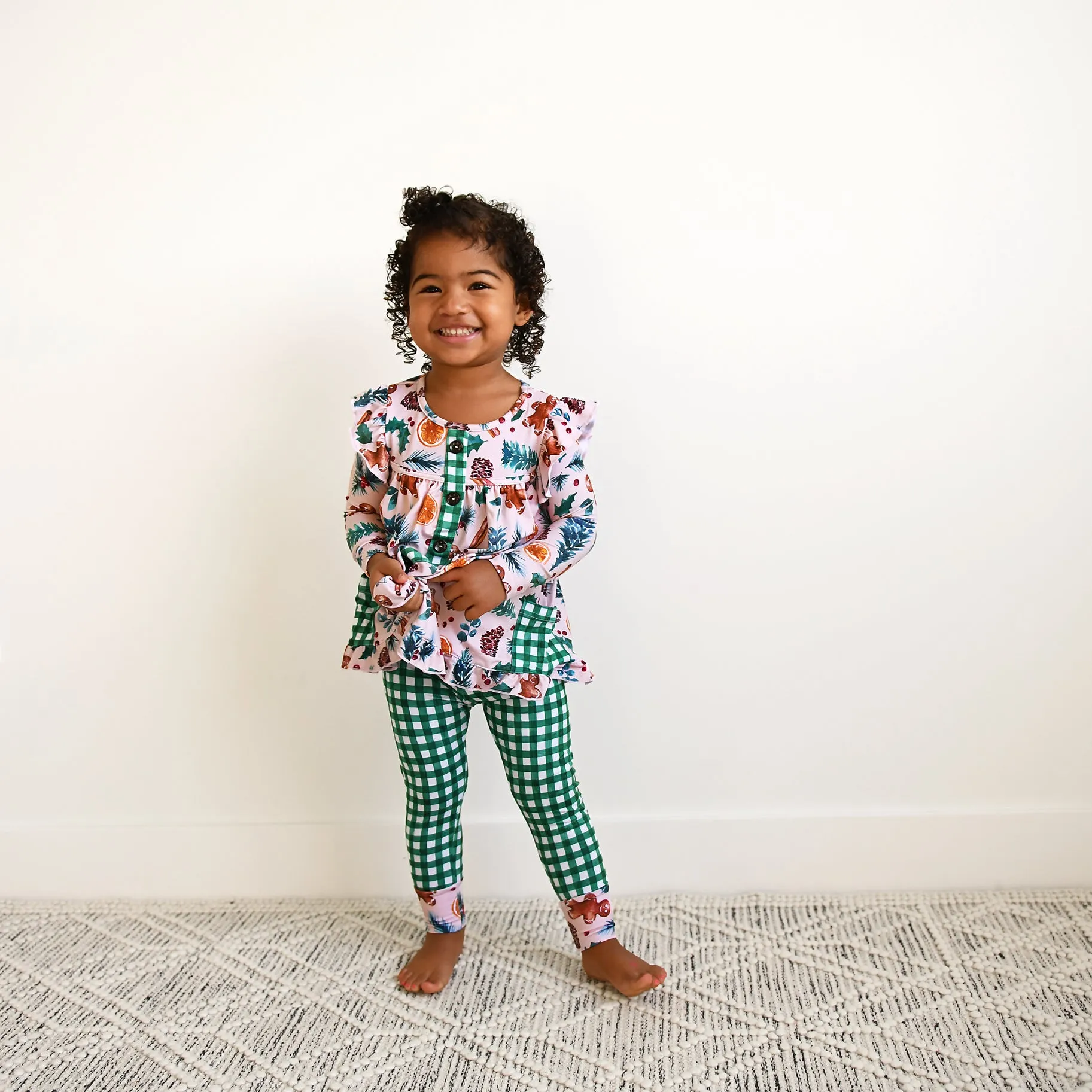 Gigi and Max Ginger Ruffle Peplum & Legging Set