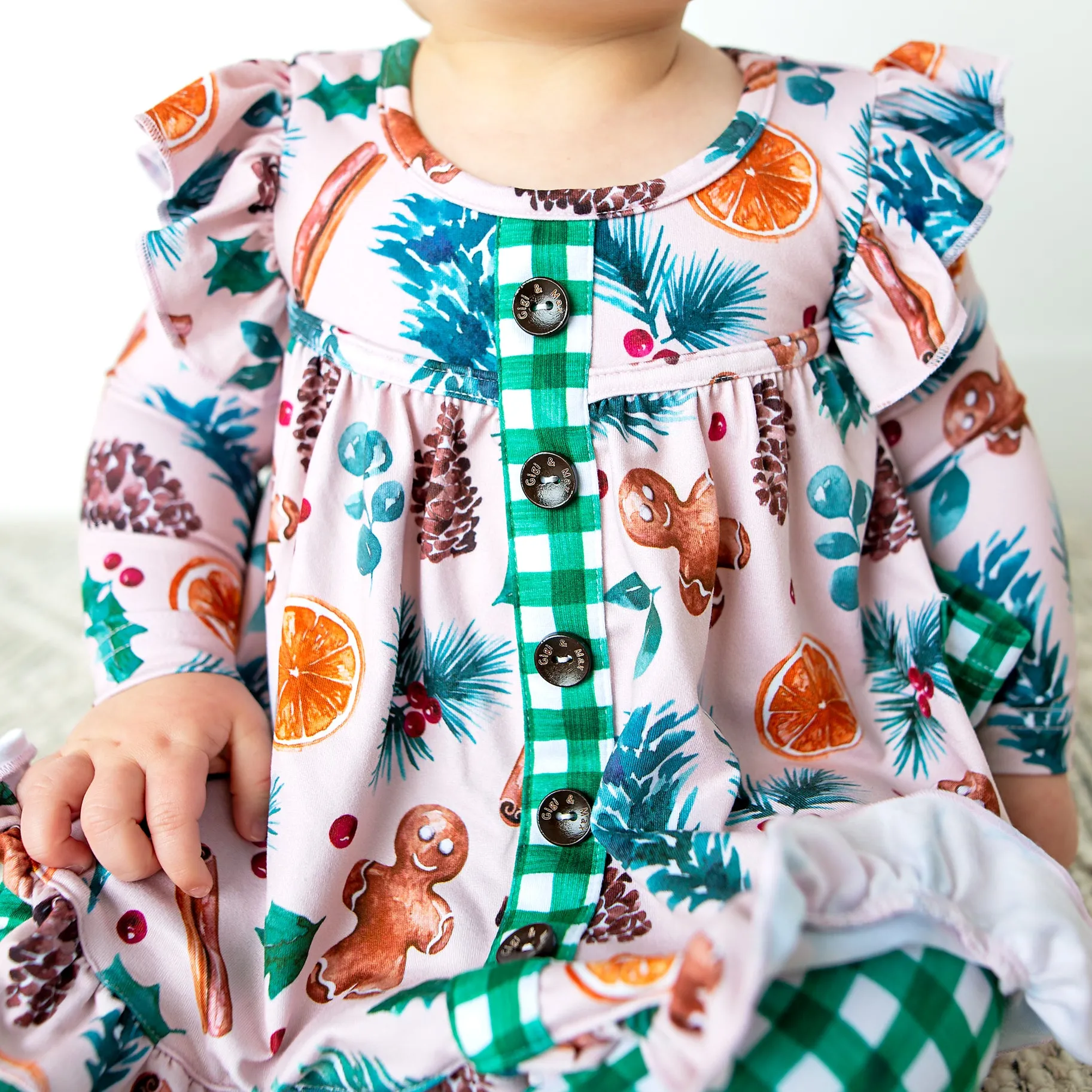 Gigi and Max Ginger Ruffle Peplum & Legging Set