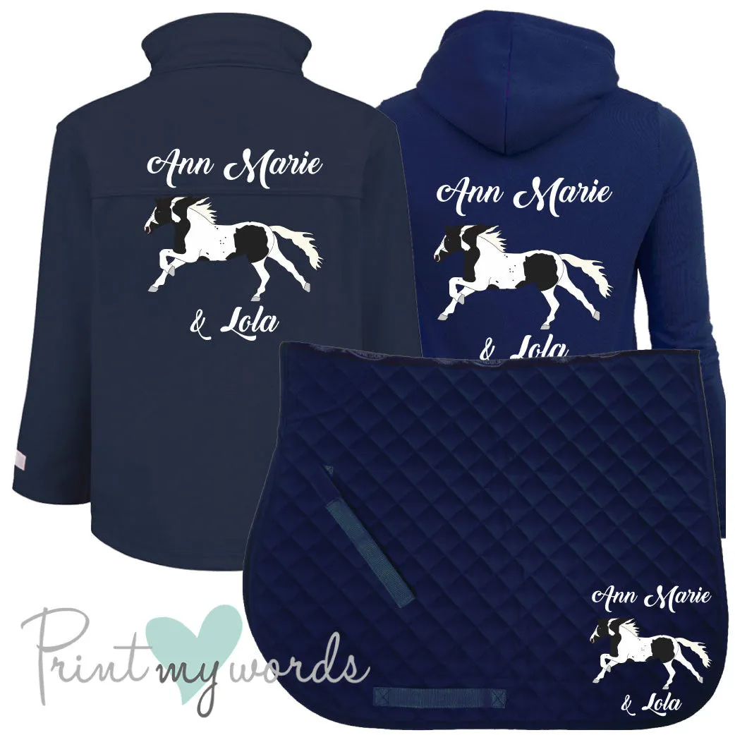 'Ginny' Children's Personalised Matching Equestrian Set - Elegant Design