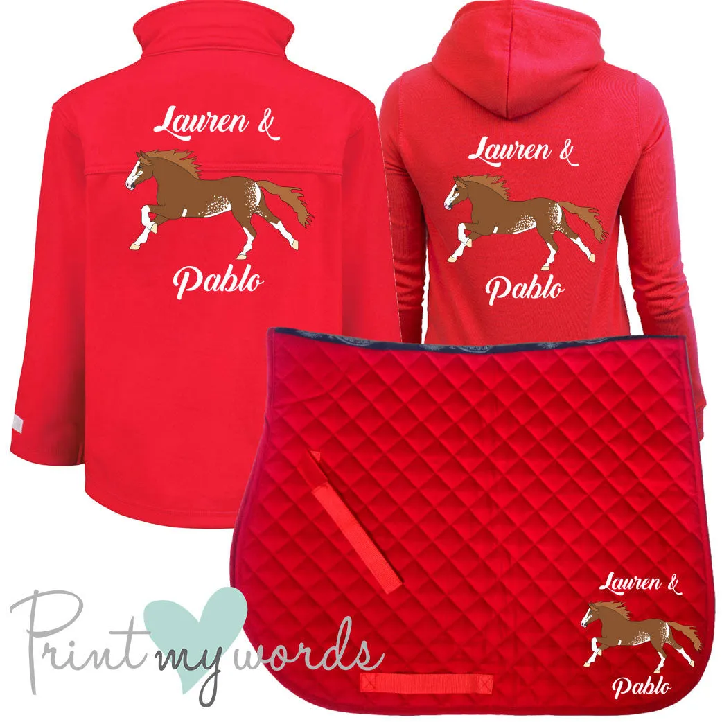 'Ginny' Children's Personalised Matching Equestrian Set - Elegant Design