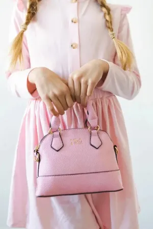 Girls Bubblegum Pink Crossbody Purse