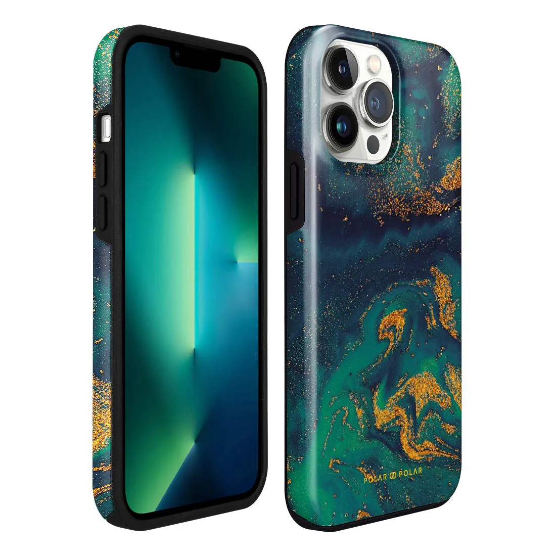 Green Night Quicksand - iPhone 13 Pro Max Case