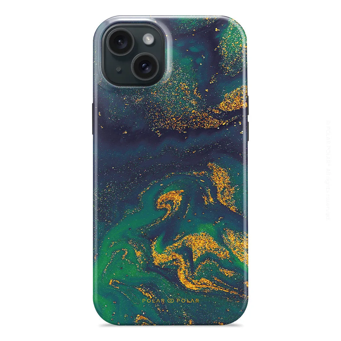 Green Night Quicksand - iPhone 15 Plus Case