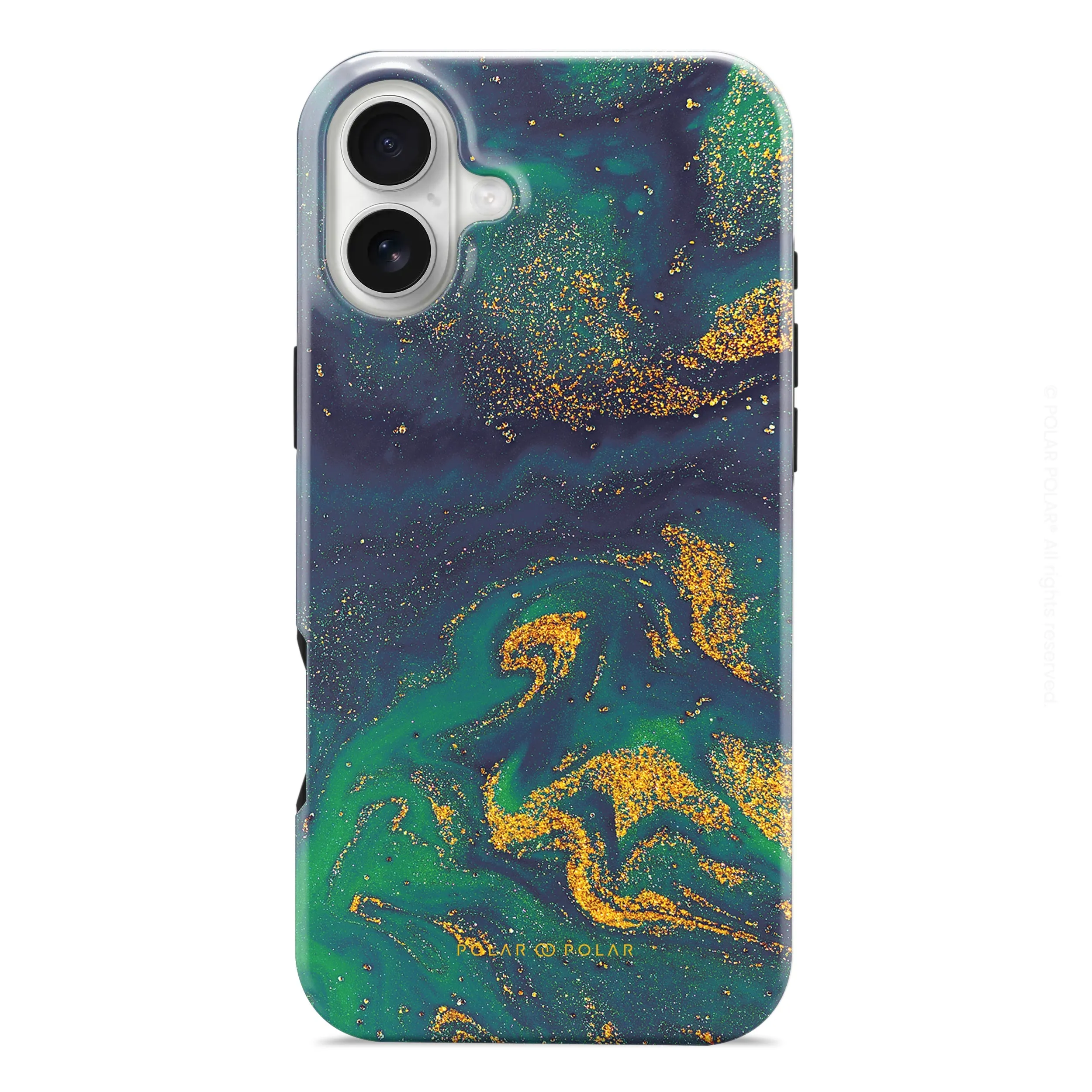 Green Night Quicksand - iPhone 16 Plus Case