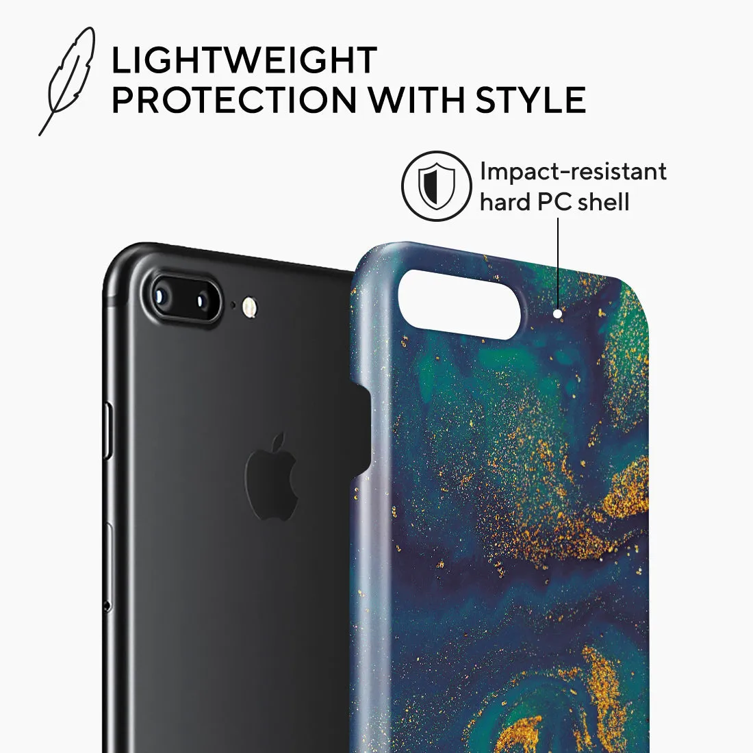 Green Night Quicksand - iPhone 8 Plus/7 Plus Case