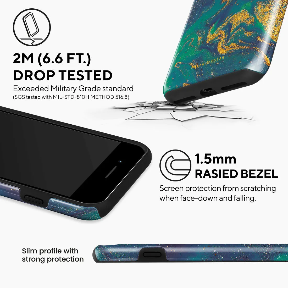 Green Night Quicksand - iPhone 8 Plus/7 Plus Case