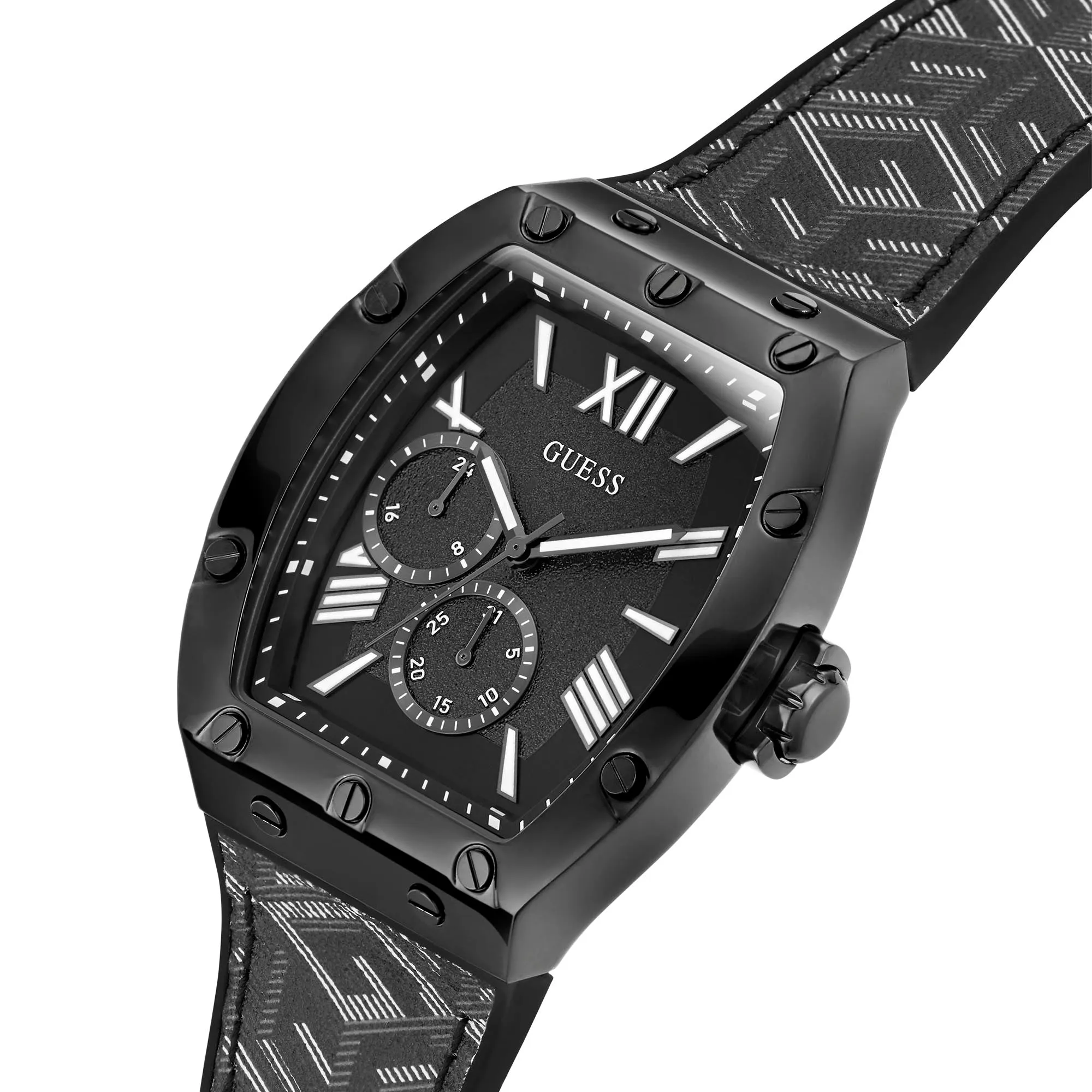 Guess Men's Watch Black Tone Case Quartz