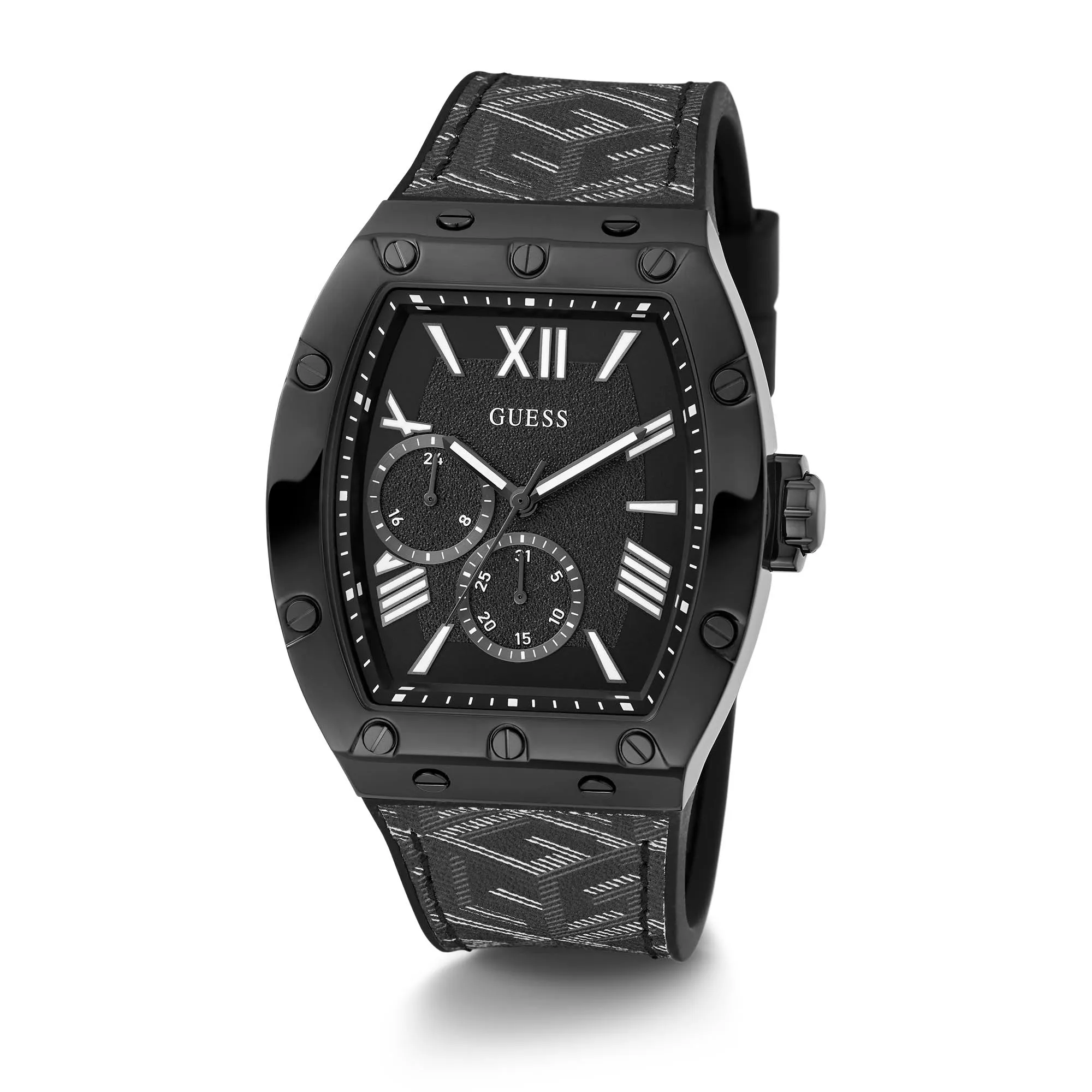 Guess Men's Watch Black Tone Case Quartz