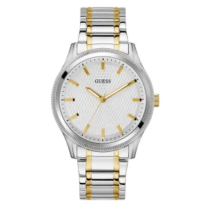 Guess Men's Watch Silver Tone Case Quartz