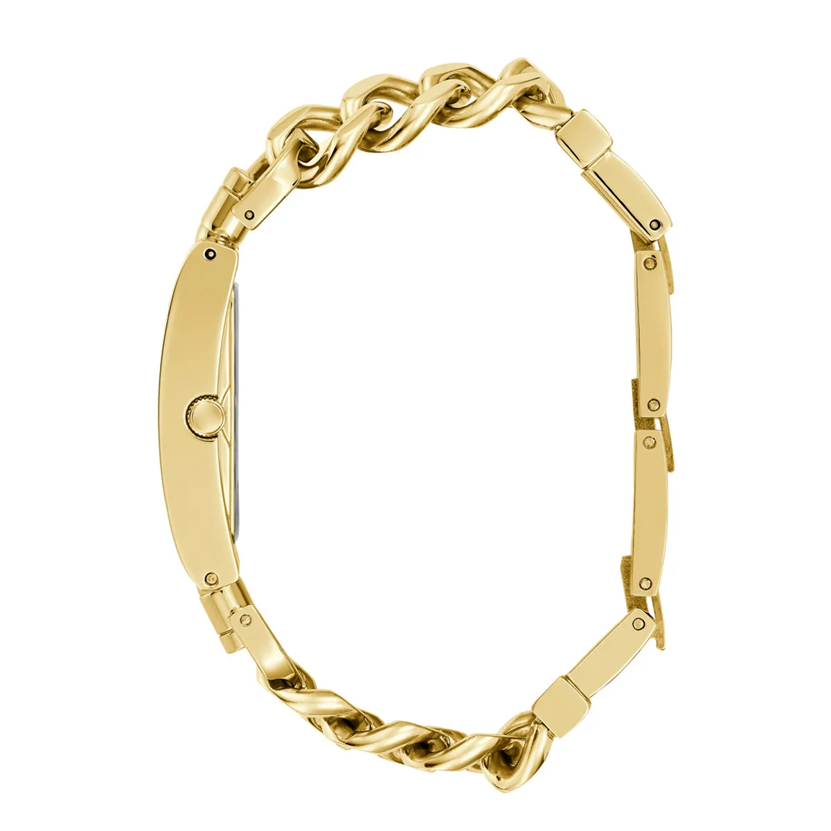 Guess Women's Watch Gold Tone Case Green Dial Quartz