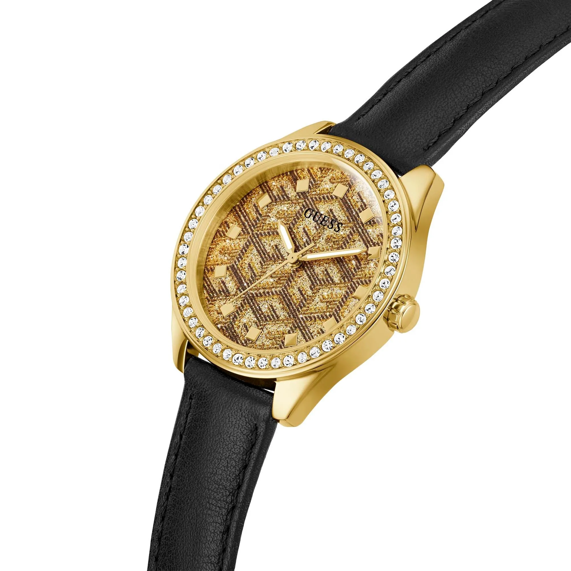 Guess Women's Watch Gold Tone Case Quartz