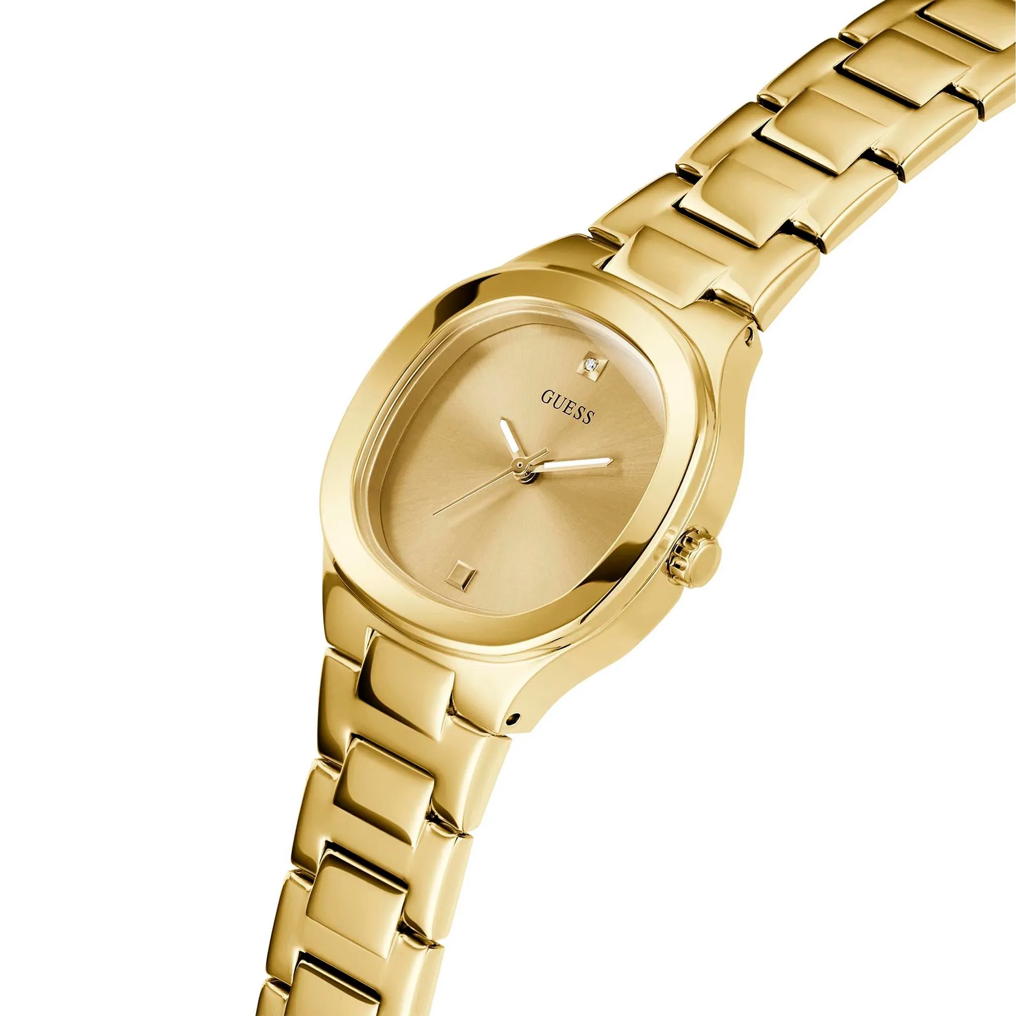 Guess Women's Watch Gold Tone Case Quartz