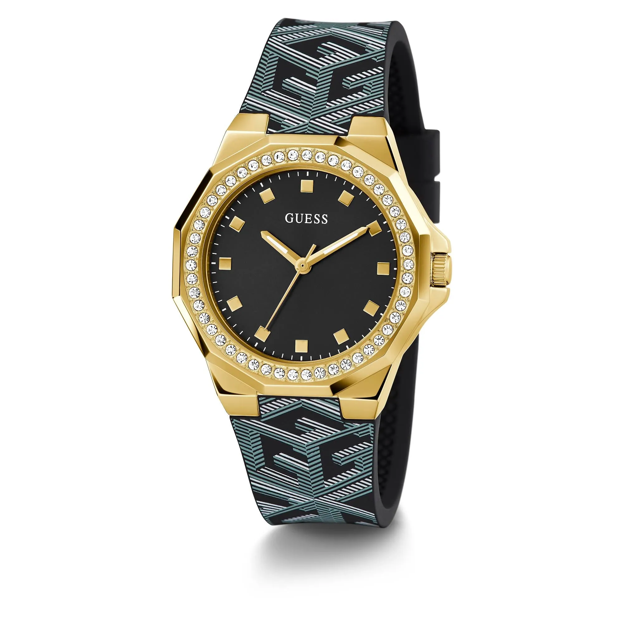 Guess Women's Watch Gold Tone Case Quartz