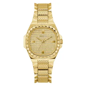 Guess Women's Watch Gold Tone Case Quartz