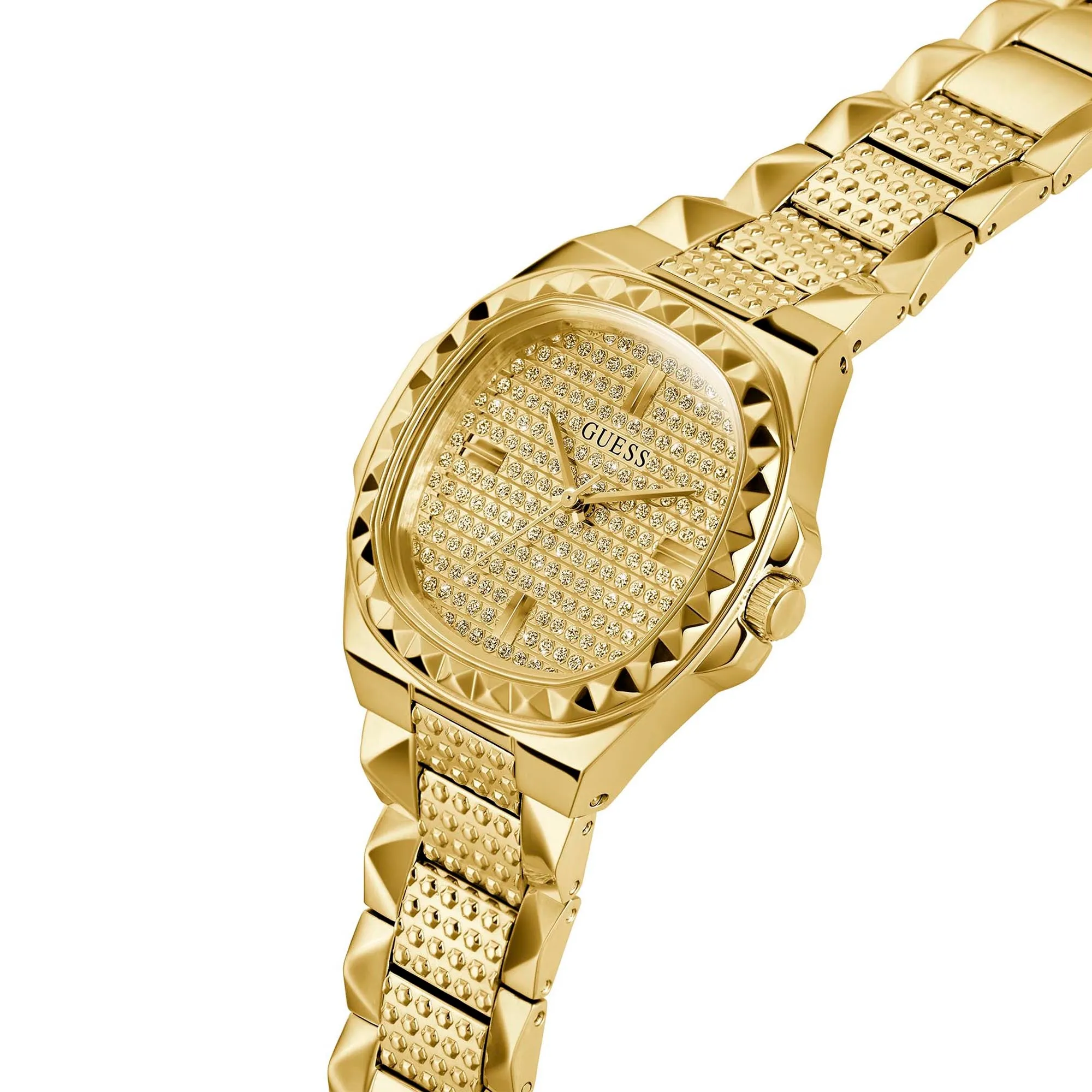 Guess Women's Watch Gold Tone Case Quartz