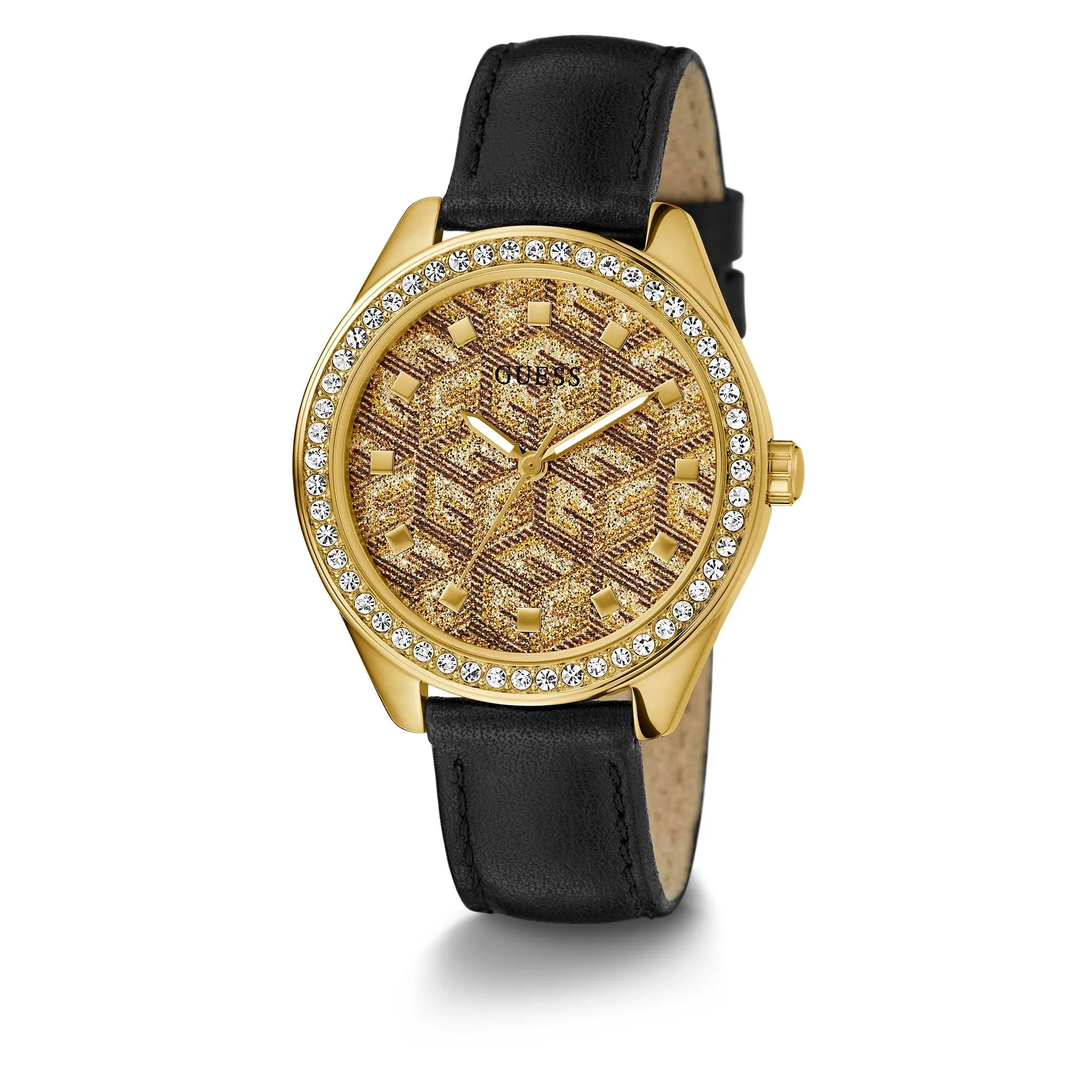 Guess Women's Watch Gold Tone Case Quartz