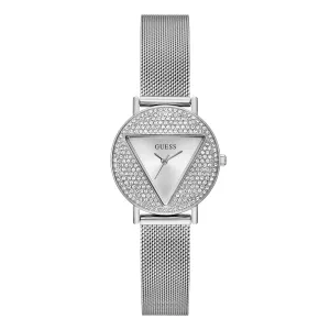 Guess Women's Watch Silver Tone Case Quartz
