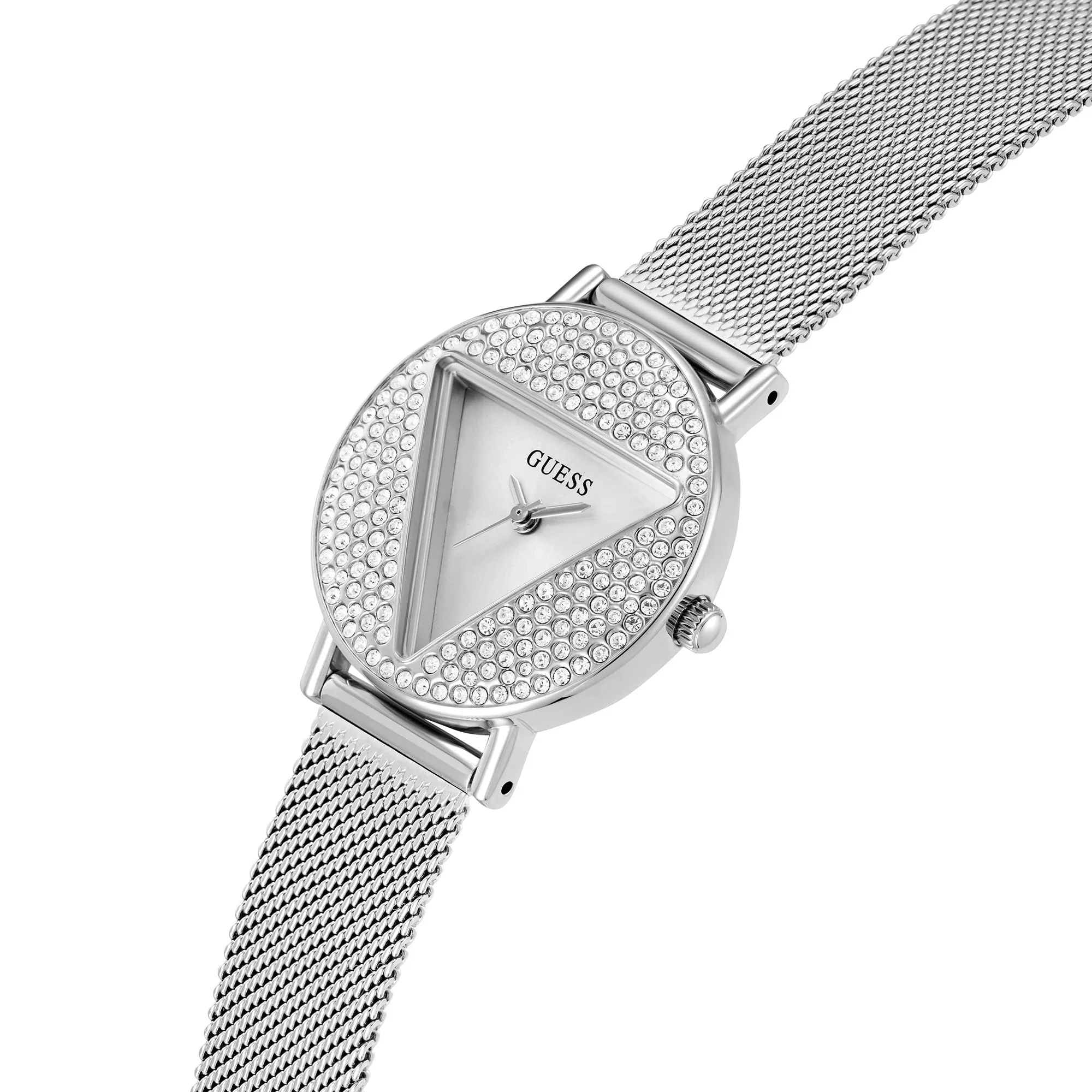 Guess Women's Watch Silver Tone Case Quartz