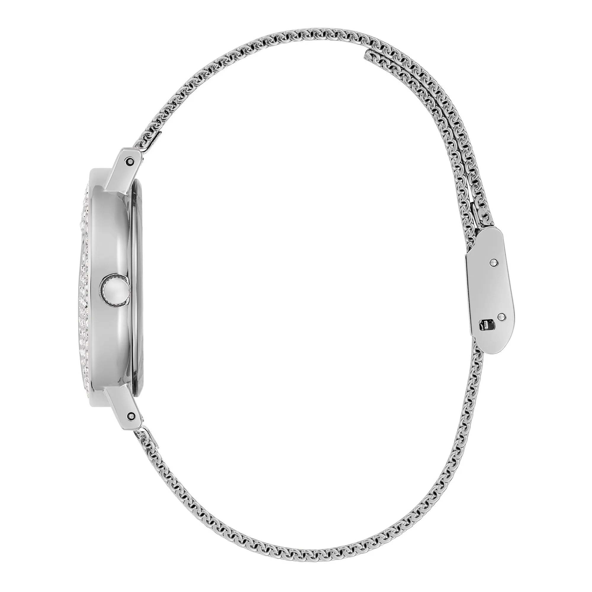 Guess Women's Watch Silver Tone Case Quartz