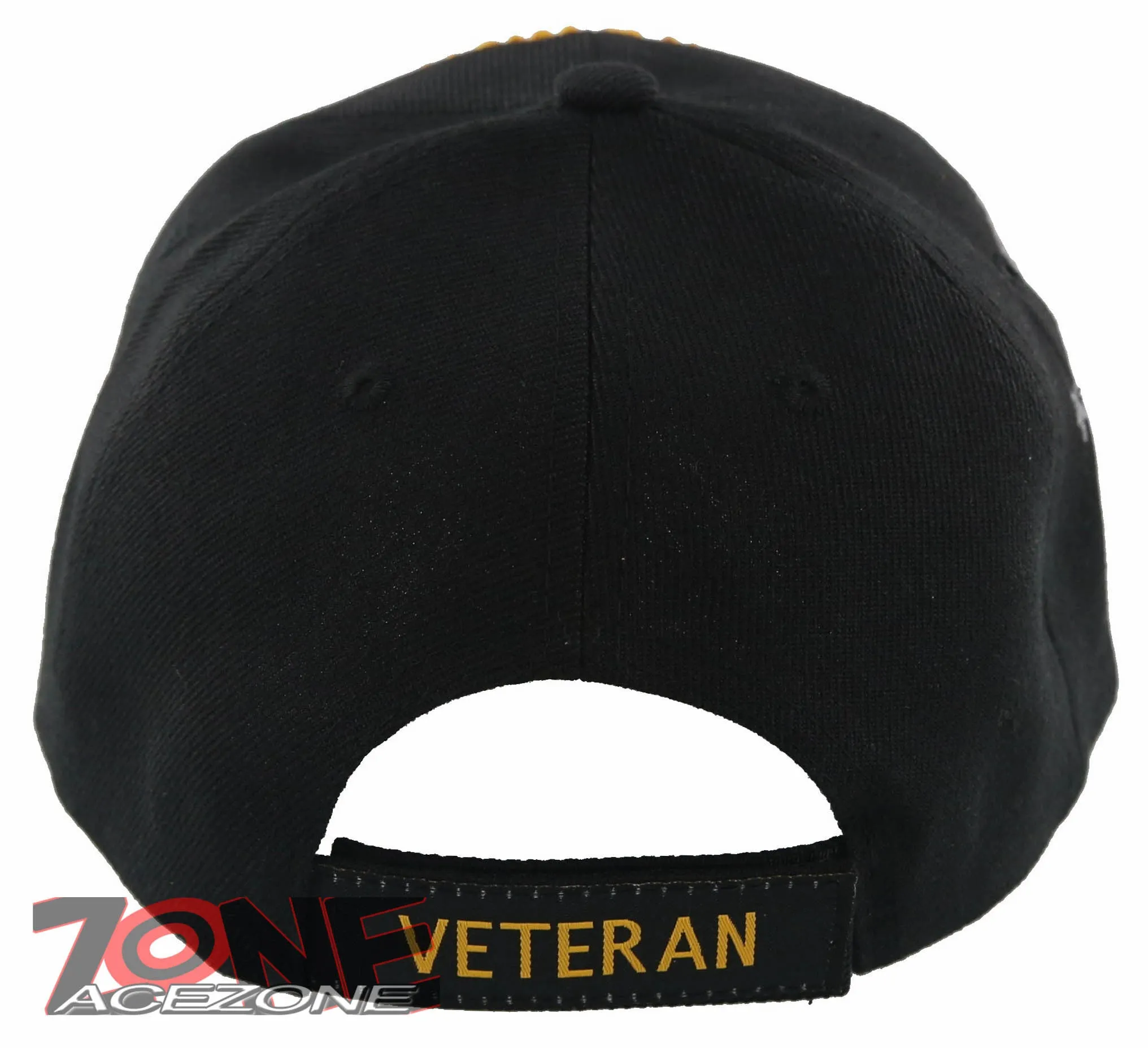 GULF WAR IRAQI FREEDOM VETERAN BALL CAP HAT BLACK