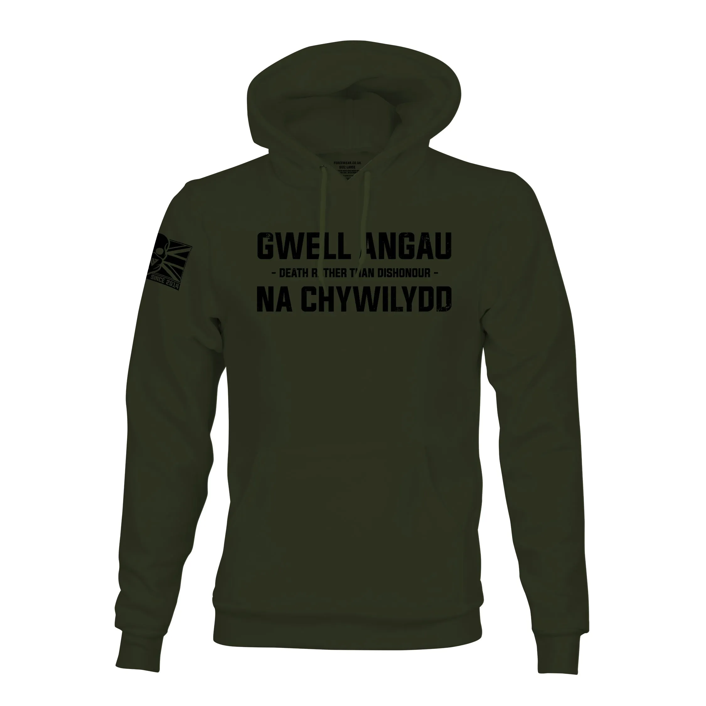 GWELL ANGAU NA CHYWILYDD (ROYAL WELSH) HOODIE