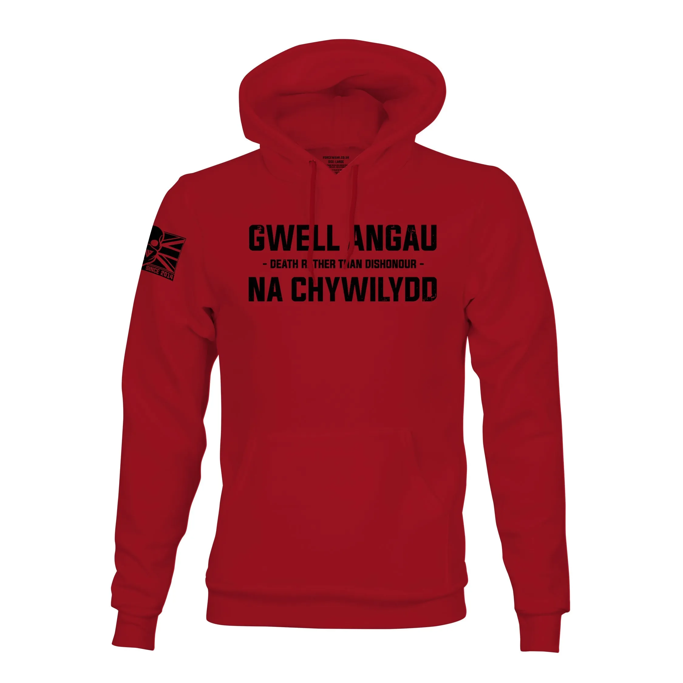 GWELL ANGAU NA CHYWILYDD (ROYAL WELSH) HOODIE