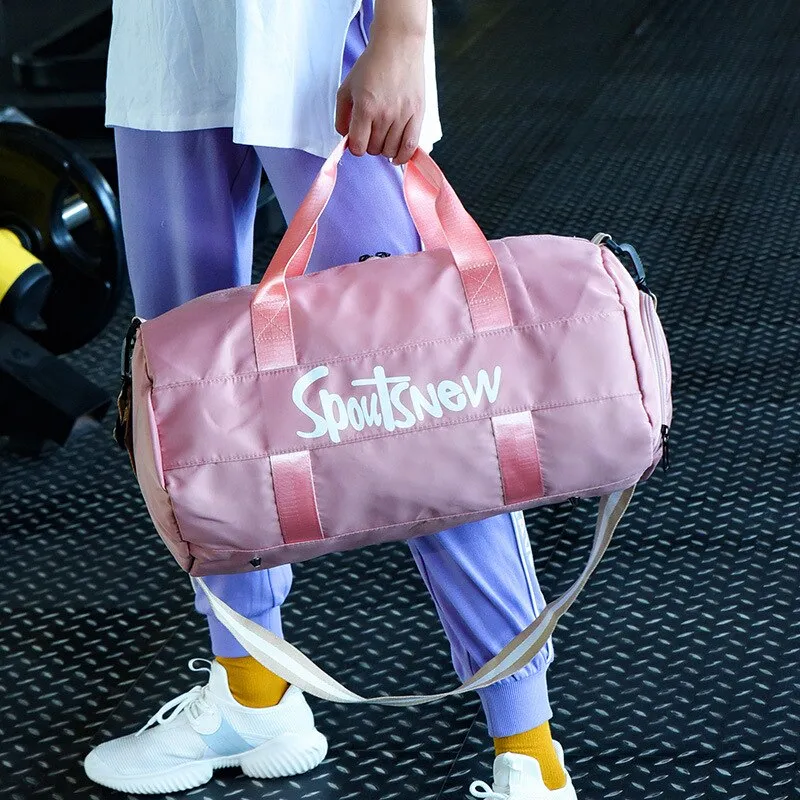 Gym bag waterproof fitness bag outdoor sports bag for men and women